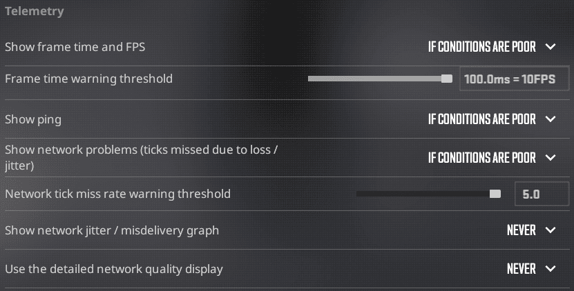 how to check fps and ping in cs